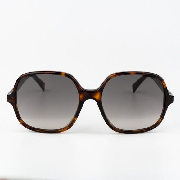 NEW Celine CL40244U 52F CELINE THIN Havana Gradient Women Geometric Sunglasses - Picture 1 of 10